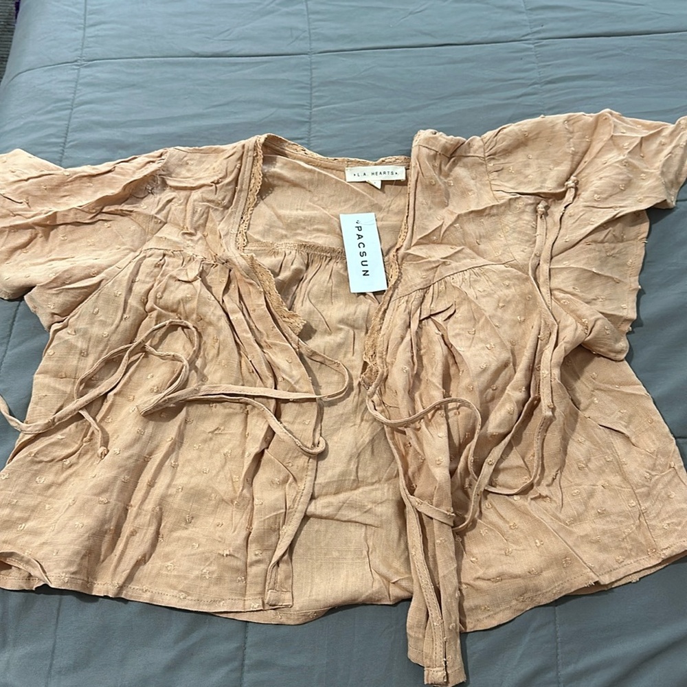 Pacsun front-tie top